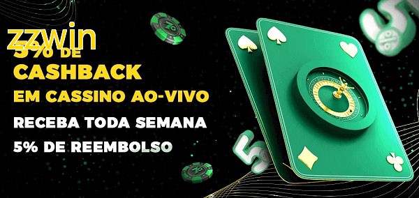 Promoções do cassino ao Vivo zzwin